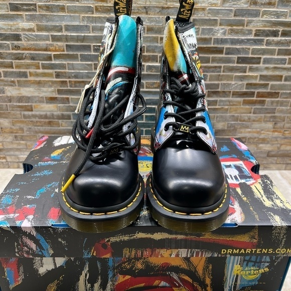 Dr. Martens 1460 Basquiat Leather Boots - Picture 6 of 13